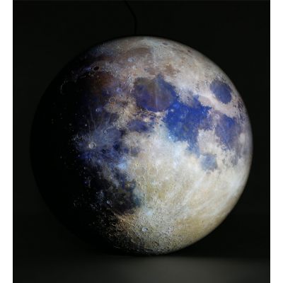 LED-Dekolampe Mond, gross, Ø78cm